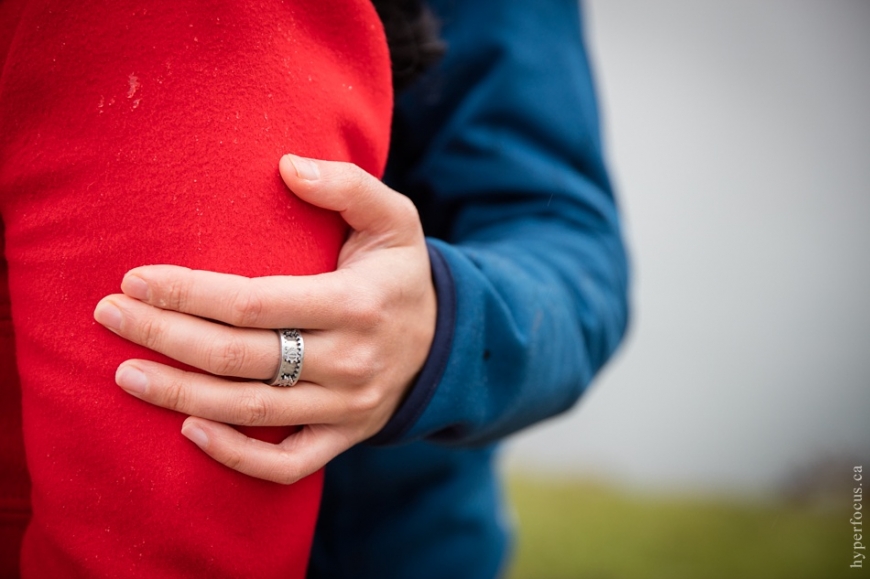 crab park engagement photography