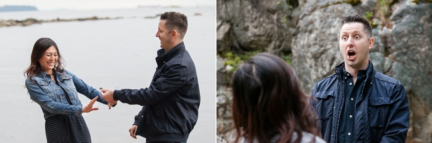whytecliff park engagement photos